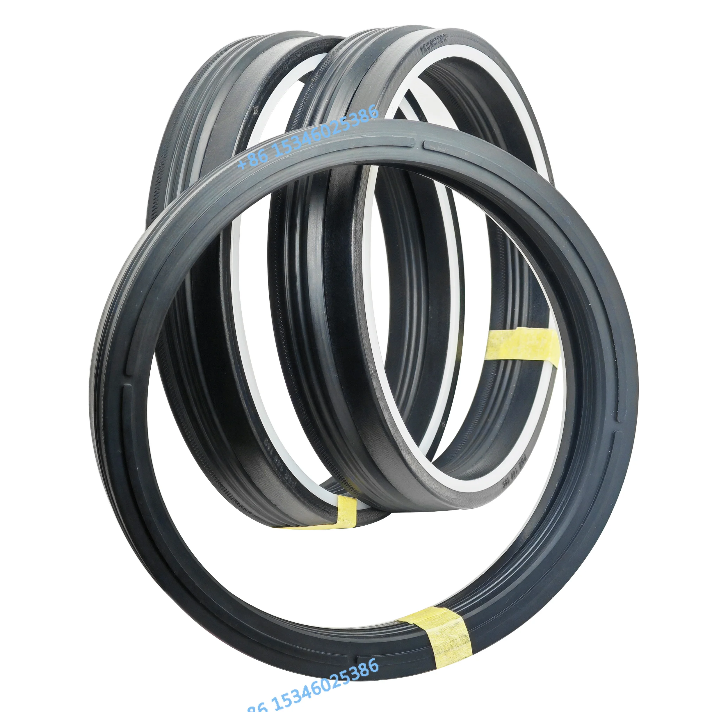 Hydraulic cylinder seal for mechanical parts of mining equipment is PSE type combined seal for piston rod oil seal