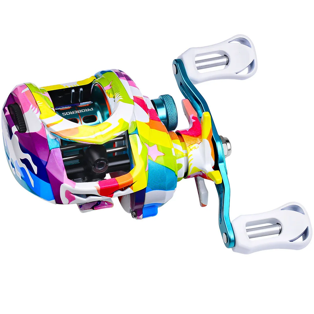 The freshwater competitive fishing line wheel is equipped with 5+1 stainless steel bearings and an 8kg powerful braking system