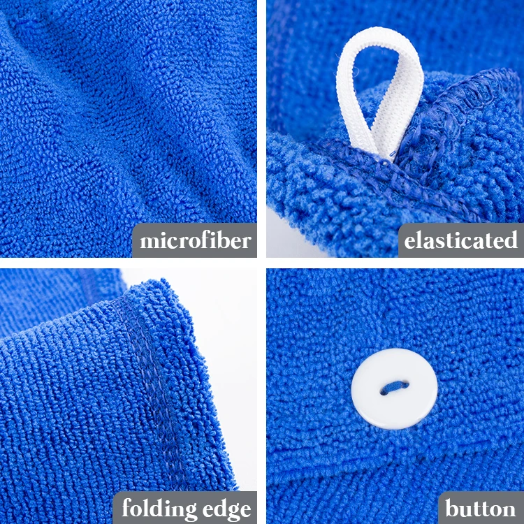 Custom logo Hair Dryer Turban Hair Towel Quick Dry Microfiber Towel for Hair