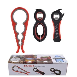 top seller hot sell product kitchen accessories gadgets 4/5/6 in 1 multifunctional 3 pack jar bottle can opener set
