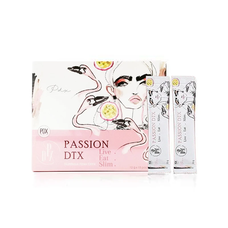 High Quality Passion Dtx Nutritious Fiber Drink Psyllium Husk and Passion Fruit Mix with Botanical beverage