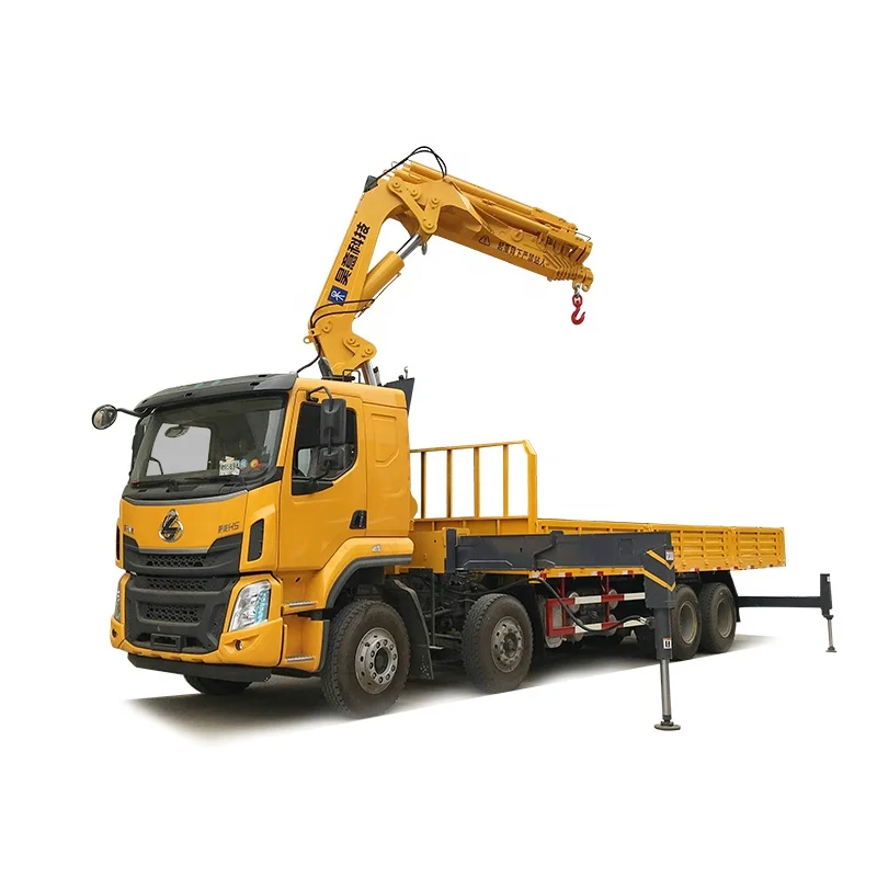 360 Degree rotation forest crane with lift basket crane truck 35 ton for sale