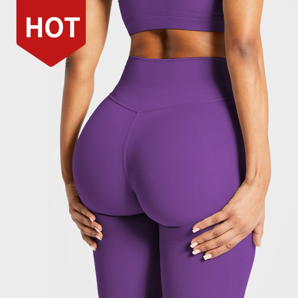 MIQI Custom Soft High Waisted Tight Yoga Leggings Workout Clothings Gym Fitness Leggings Womens Scrunch Butt Lift Yoga Pants