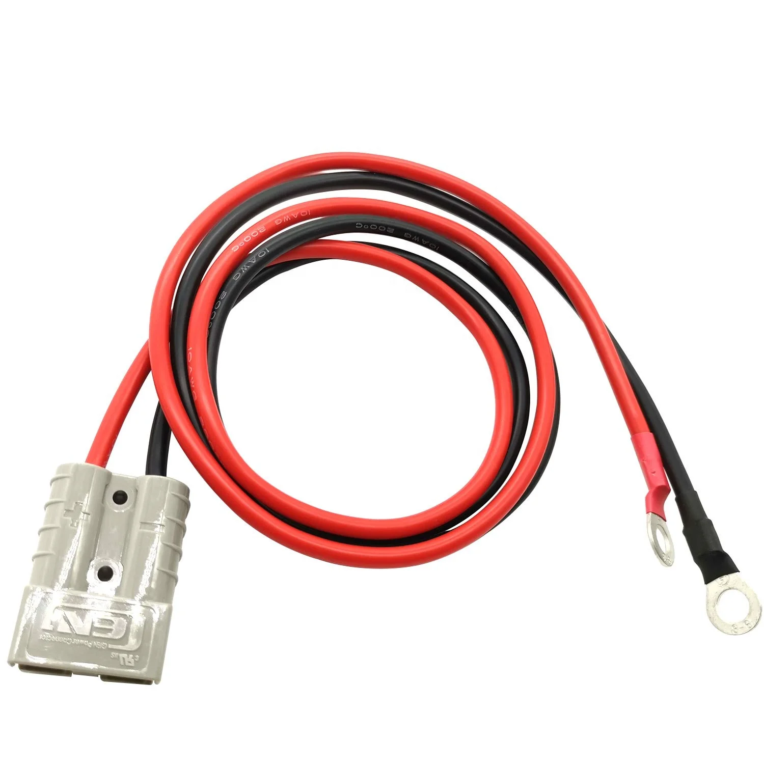 Slocable Made in China Manufacturer 600V 50A 10AWG Battery Adapter Cable Connector with O-Type Terminal