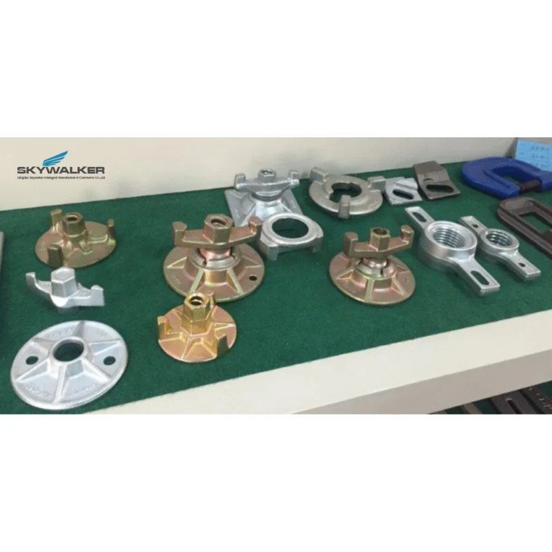 Formwork Ductile Iron Casted two Wing Nut Anchor Nut with Tie rods