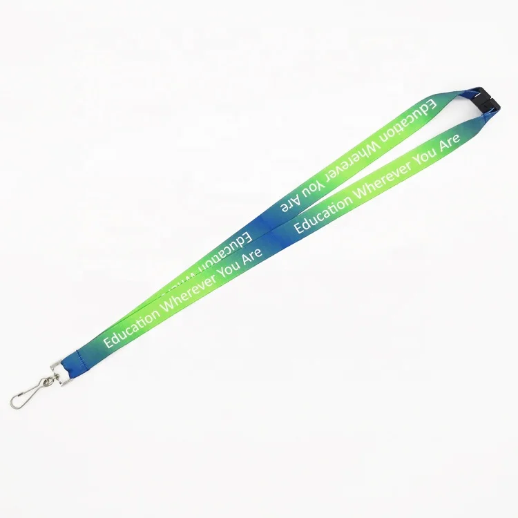 Lanyard Factory Direct Sales heat transfer Lanyards Breakaway Clip With Logo