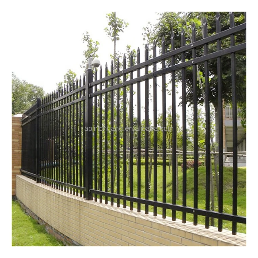 Wholesale Powder Coated Hot sale Zinc Steel Coated Guardrail Security Fence Galvanized Highway Fence