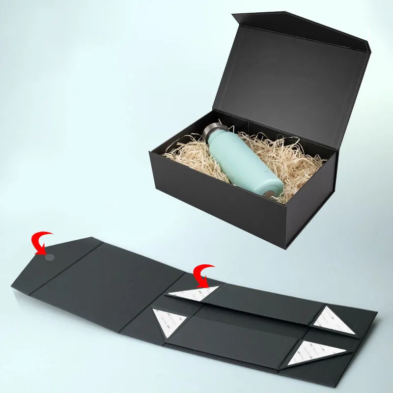 Magnetic Buckle Gift Box Bag Shoe Boxes Packaging Box Exquisite Products Cardboard Folding High Grade Business Handmade YS