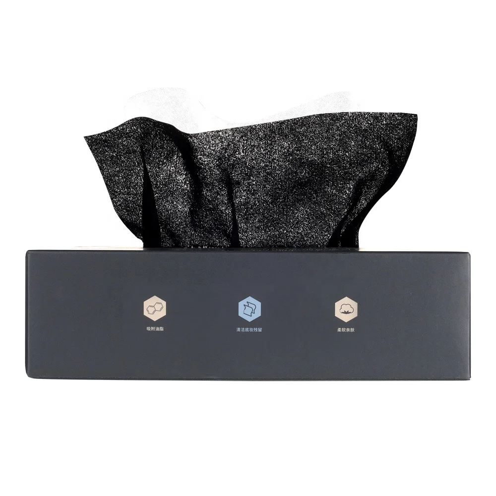 100 PCs Hotel beauty cheap price China bamboo charcoal fiber for disposable cotton towel