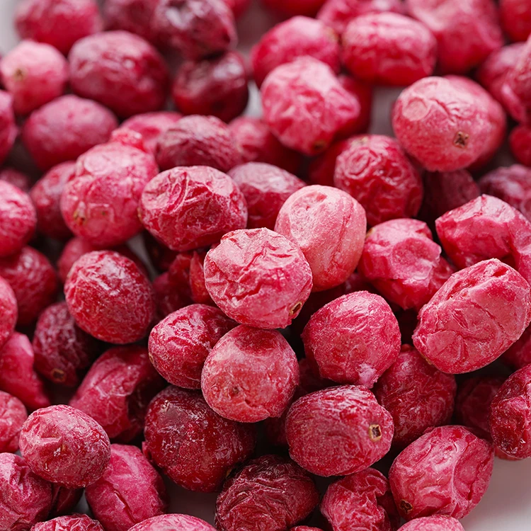 
Top Quality 100% Natural Crispy Freeze Dried Cranberry Freeze Dried Food 