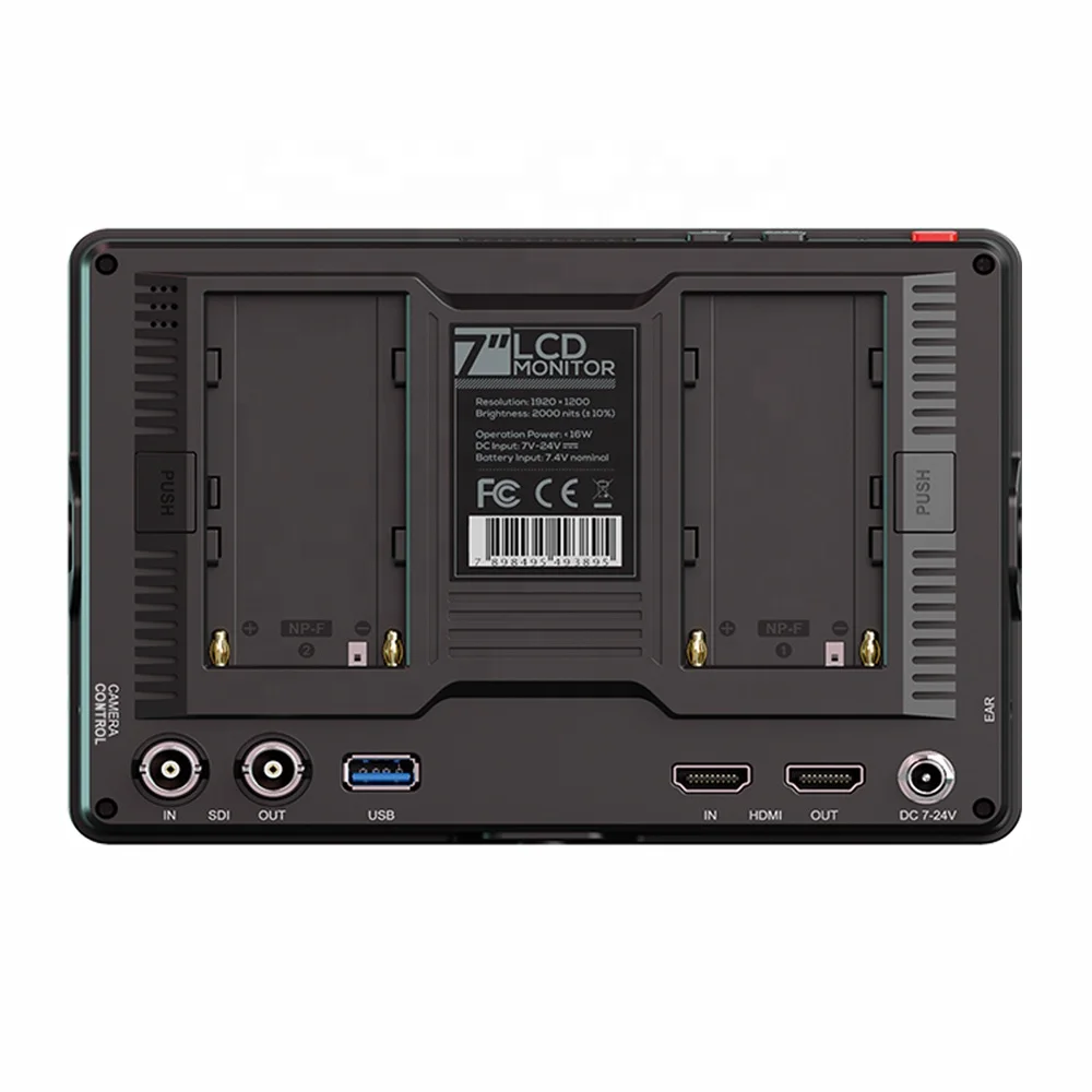 LILLIPUT HT7S 7 дюймов 2000 нит высокой яркости SDI HDMI 4K сенсорный контроль камеры для контроля уровня сахара в крови с гистограммой вектора изображения
