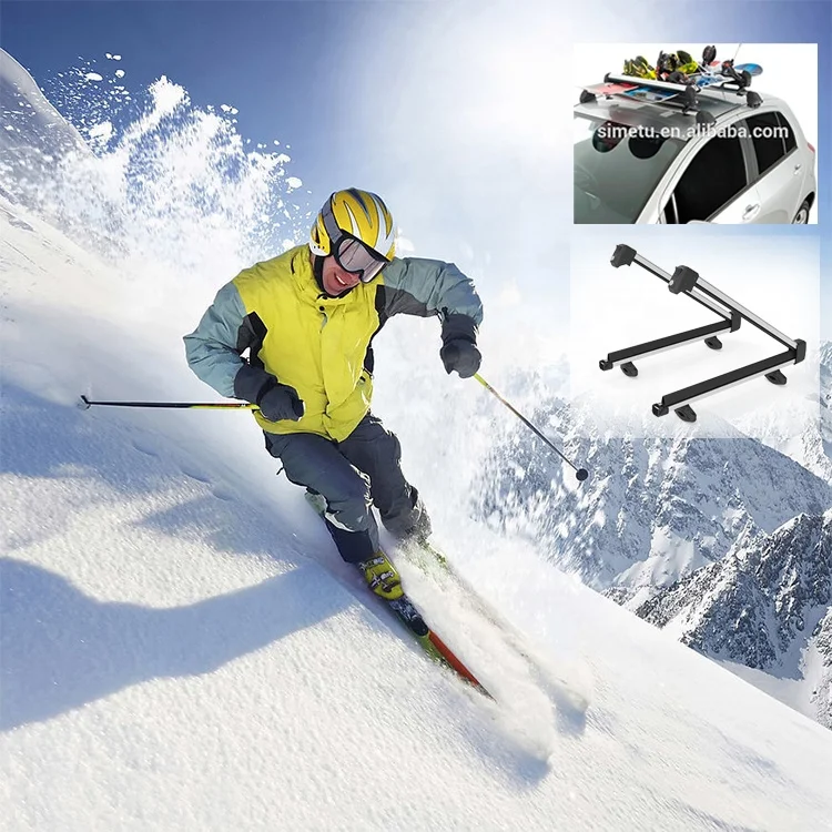 Багажники на крышу сноуборда и лыжного автомобиля