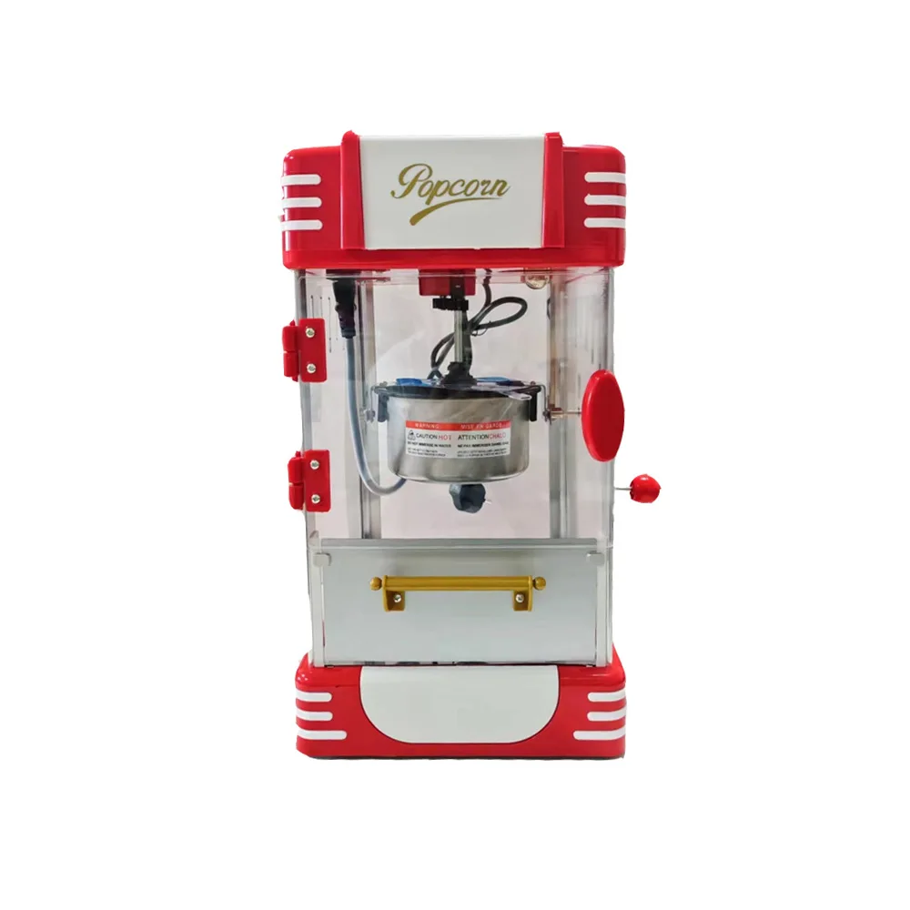 Mini popcorn machine home party use commercial snack machine popcorn portable vending industrial electric caramel popcorn