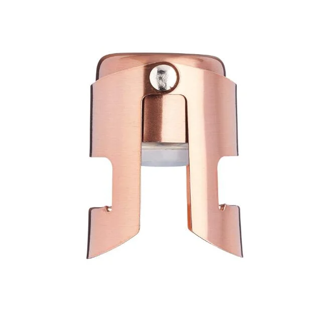 customized wine accessories stainless steel wine bottle stopper rose gold champagne bottle stopper with custom logo