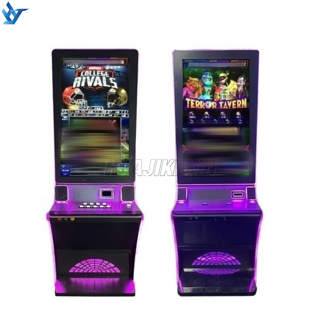 HJKX High Quality New Fusion 5 PCB Board Game 5In1 Multi Game 43 Inch Touch Screen Monitor Button Game Cabinet