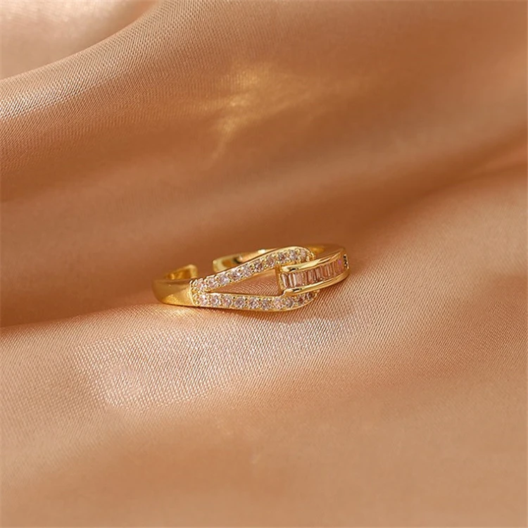 Korean version of the simple index finger ring fashion personality open ring temperament female ring