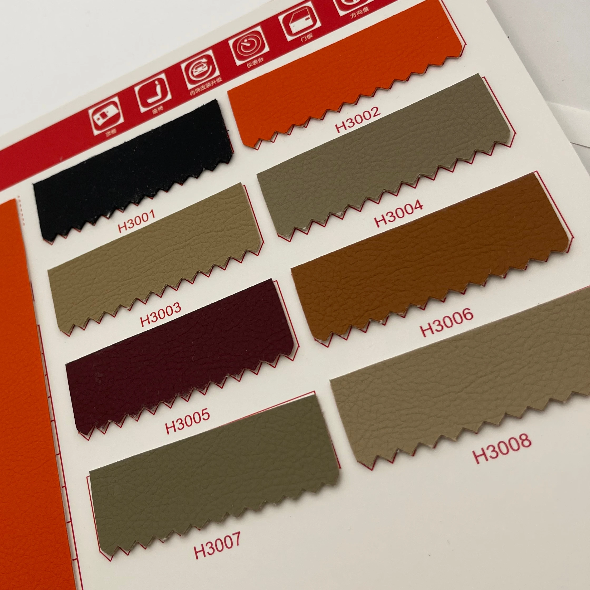 Eco Black Car Interior Decos Material Automotive Microfiber Pu Leather 1.2-1.3mm