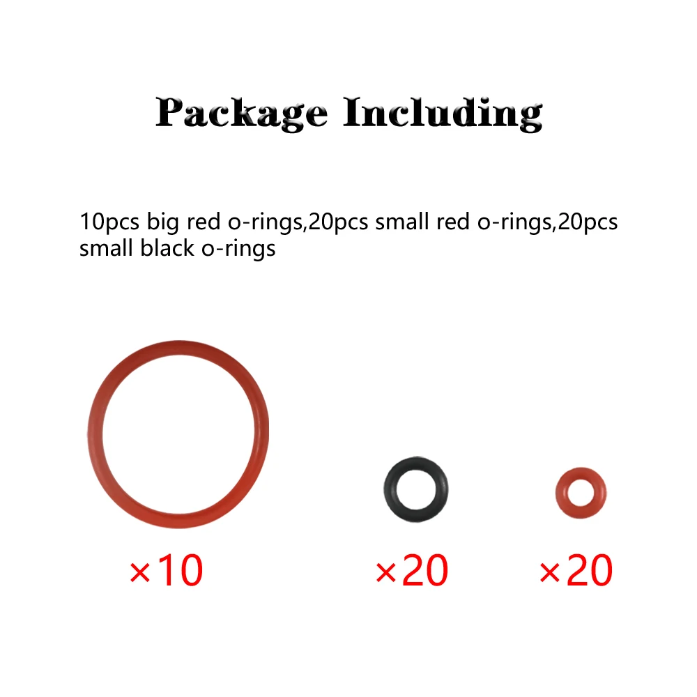 New Product 50PCS Silicone O-Ring Seals Maintenance Set Compatible With Jura C D E F S X ENA GIGA Series Coffee Machines