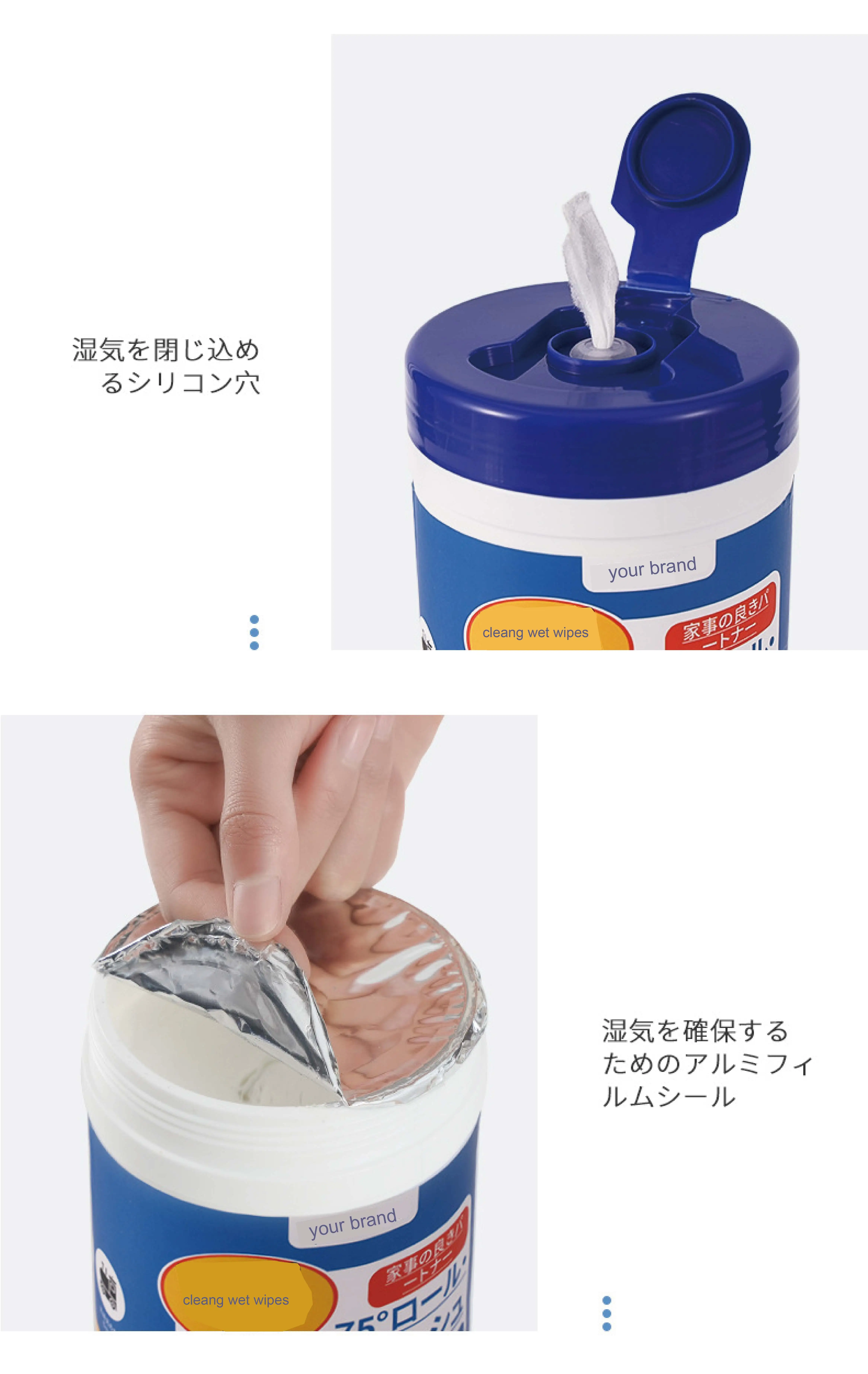 Private Label Portable Wet Napkin Cheap Price Perfumed Wet Tissue Paper