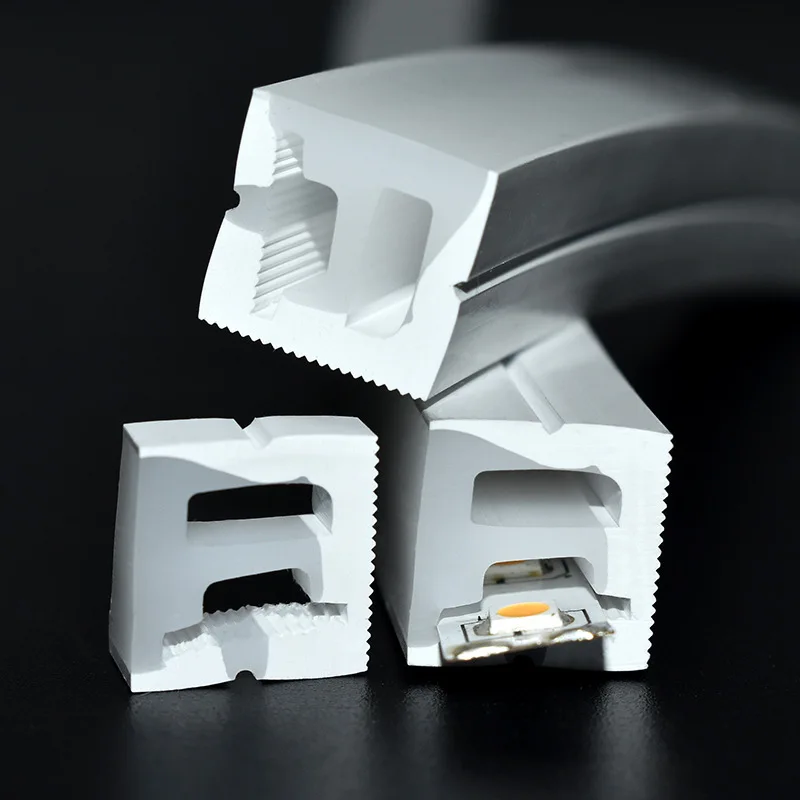 Silica Gel Flexible Strip Light Soft Lamp Silicone Tube Ip65 Waterproof Led Neon Silicone Tube for Decoration