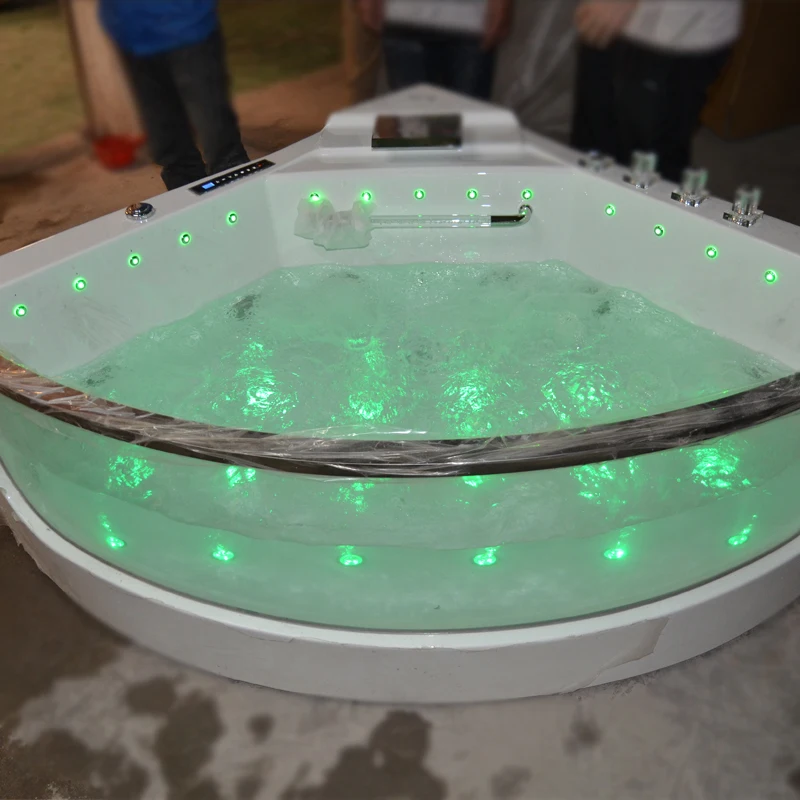 Foshan cheap couple acrylic corner small european small bathtub for adults uk bath whirlpool transparent tub
