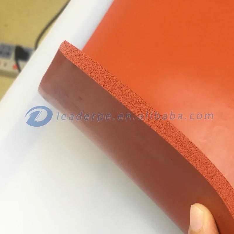 Flexible Heat Resistance Silicone Rubber Silicone Foam Sheet Manufacturer