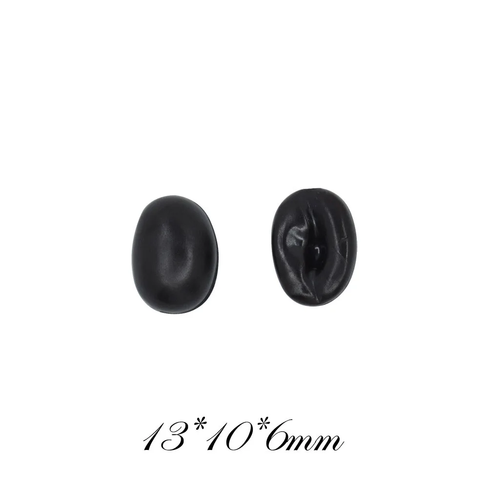 3D Resin Simulation Coffee Beans Food Resin Charms For Slime Filler Doll Diy Craft Phone Case Hairclip Keychain Decoration