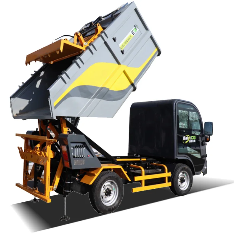 Baiyi L35 Source Factory Hot Sale 3.5CBM Garbage Capacity Garbage Truck