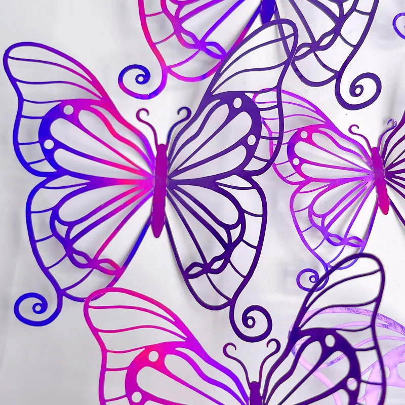 Hot selling wholesale price cake decorations butterflies party supplies birthday decoration 3D gold butterflies cake topper