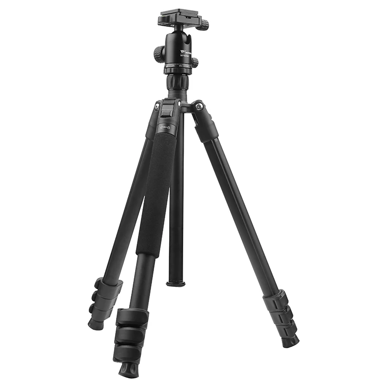 Weifeng aluminum alloy photograph mobile phone tripod stand high quality professional tripod for video cameras with ball head