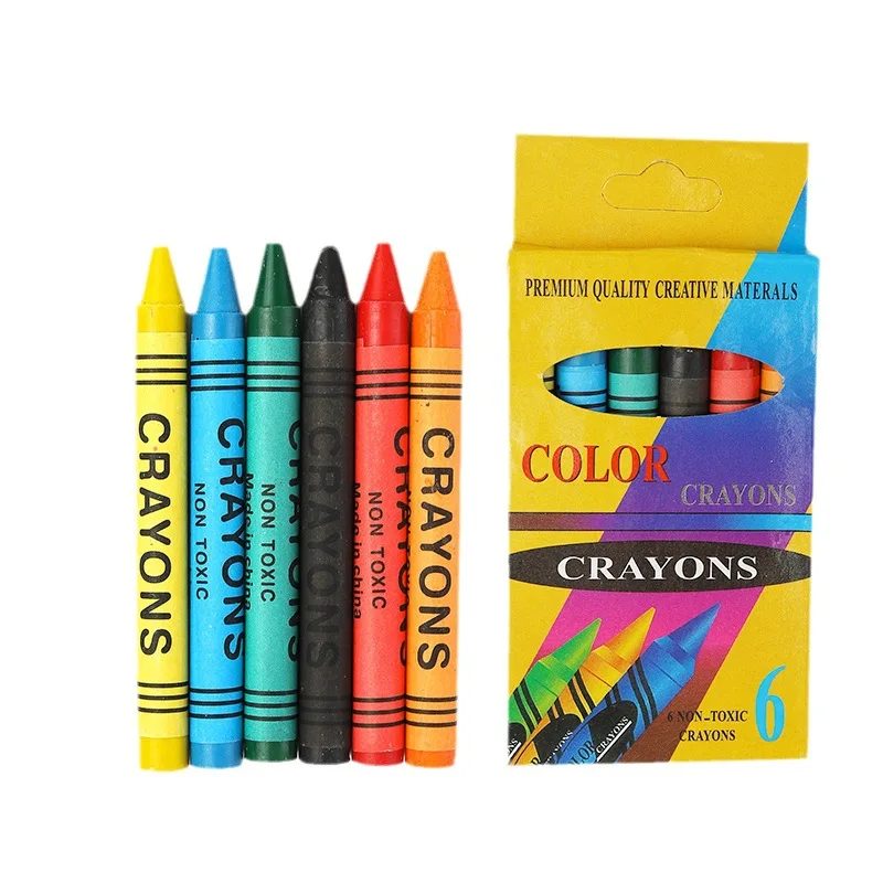 Cardboard Box Set Paraffin Wax Art Paint Kids Coloring Set Drawing Tools Art Sets White Complet Drawings