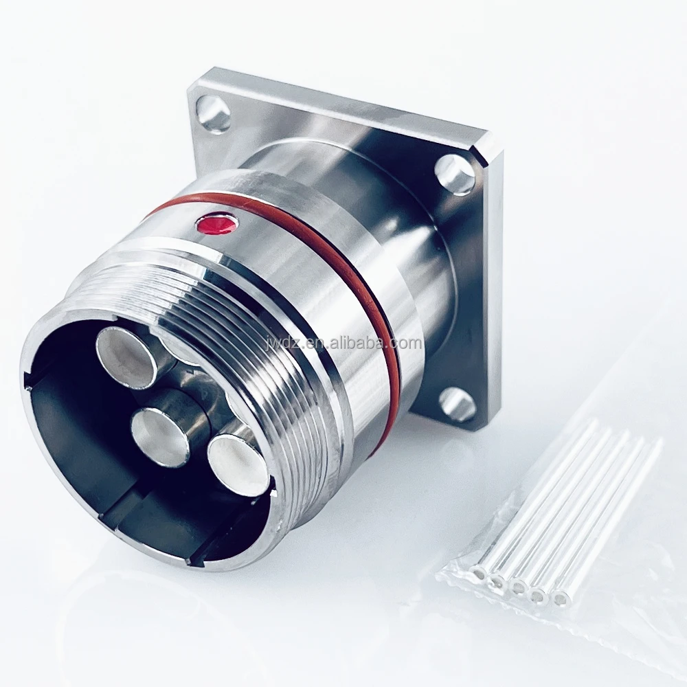 RF Cluster MQ5 male plug 5 pin connector for semi-flexible RG141 RG402 cable