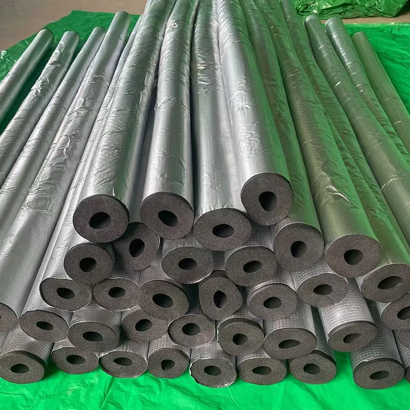 High-density flexible air-conditioning insulation pipe rubber foam pipe