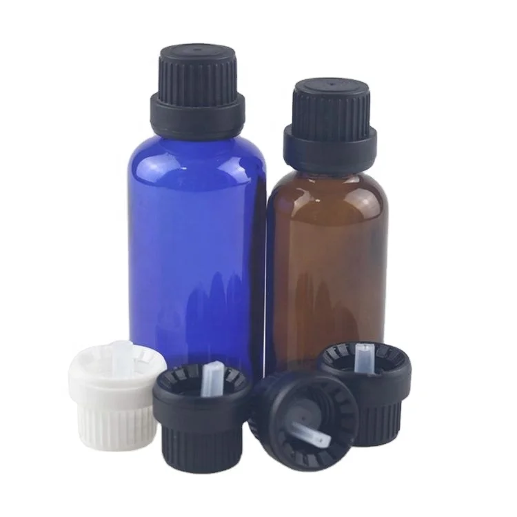 18mm Tamper Evident Plastic Child Resistant Cap Black Plastic Pp Pilfer Proof Caps