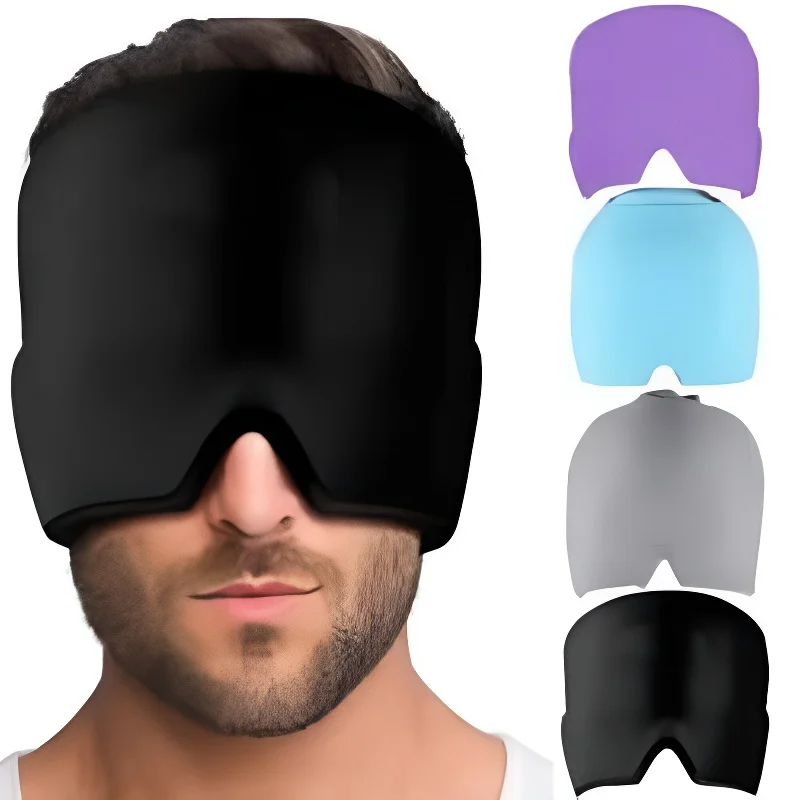 Hot Sale ice head wrap Gel Compression Hot & Cold Migraine Relief and Rehabilitation migraine relief gel cap