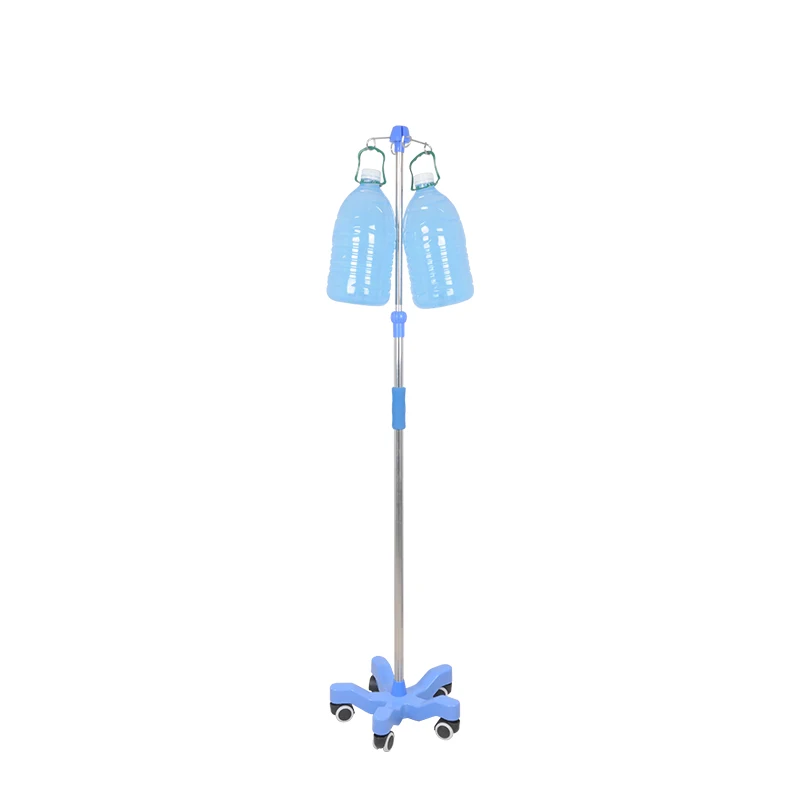 Various IV Drip Stand 4 Hook Mobile Hospital IV Drip Stand With Wheels For Sale