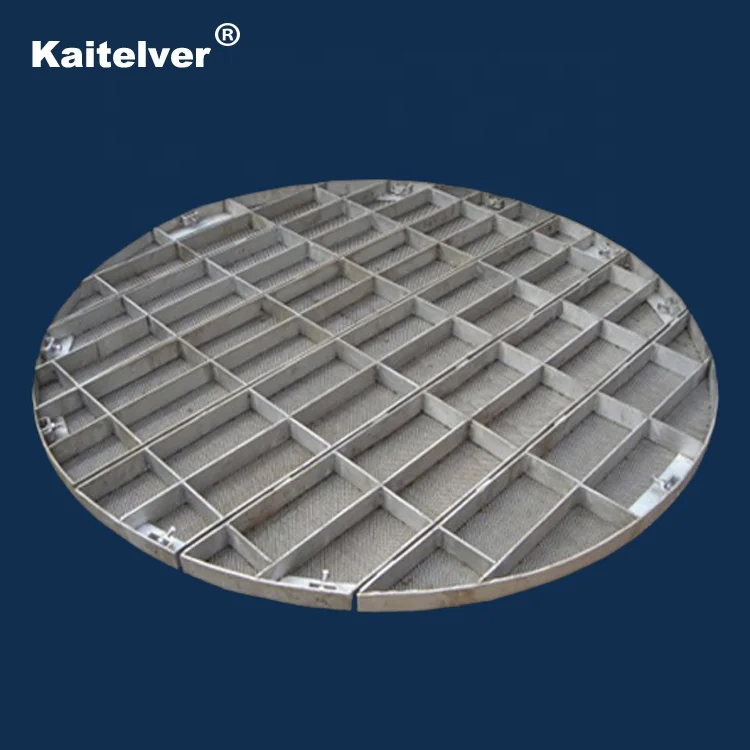 Tower internal packing support grating plate & Metal stainless steel hold down grid