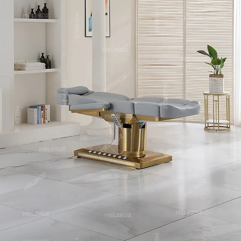 Luxury  Electric Waxing Treatment Eyelash Extension Guangdong Hydro Massage Table Cosmetic Lash Bed Beauty Salon Beauty Bed