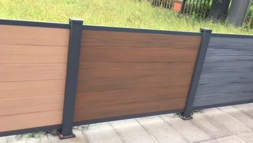 Tubular Fence Panels Outdoor Garden Panels Aluminium Garden Fence Picket Fence Panels for Houses WPC Fencealuminum Metal Corey