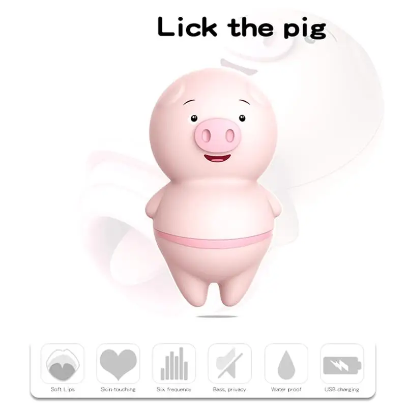 MOGlovers Piggy Vibrator Female Pleasure Toys G-Spot Clitoral toys for couples tongue vibrator