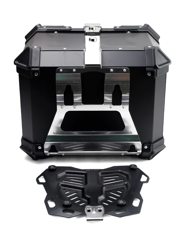 28L 36L 45L 55L 65L 80L 100L Aluminum Alloy motorcycle Tail Boxes luggage Waterproof Shockproof top box Motorcycle parts