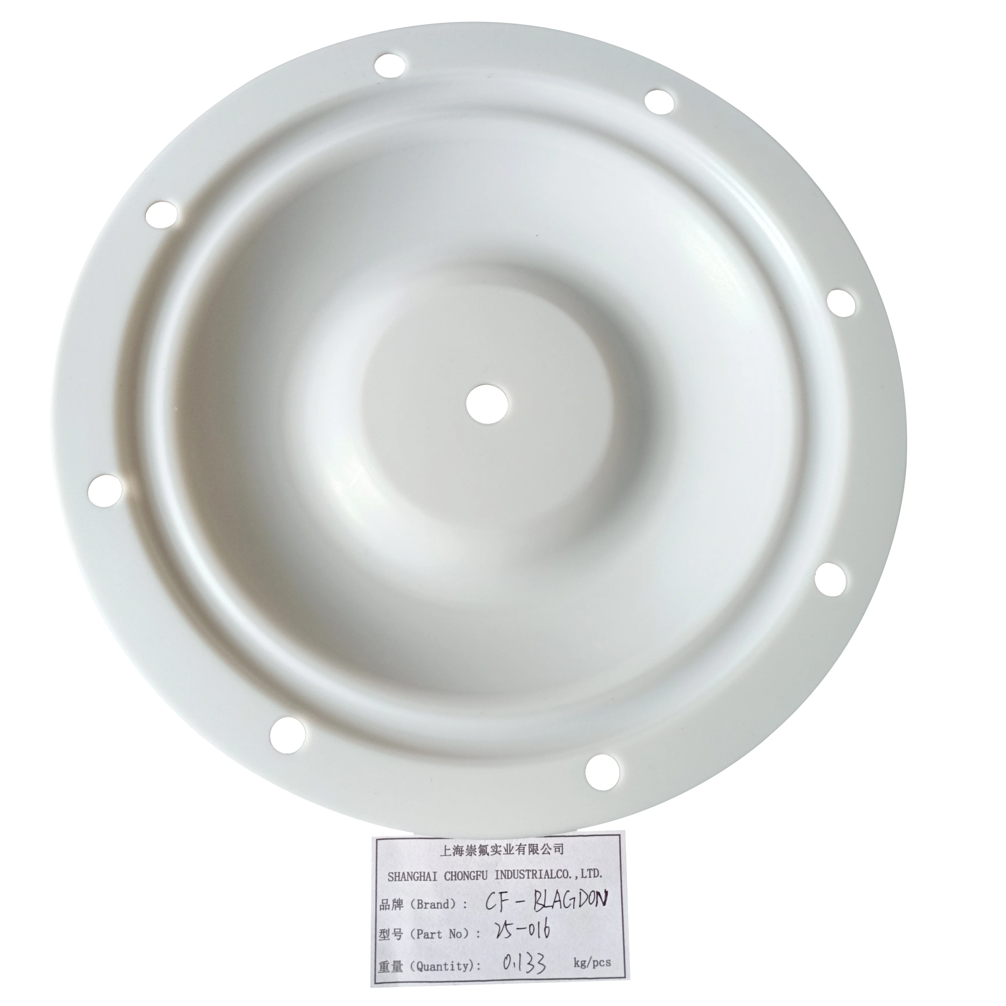 CF25-016 PTFE мембрана используется для пневматического мембранного