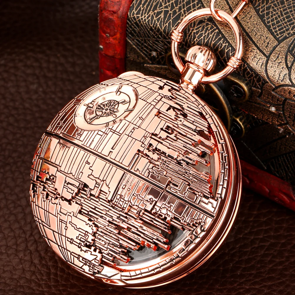 New American War Movie Musical Steampunk Pocket Watch Melody Music Box Clock Quartz Pendant Flip  Watches for Kids Gifts