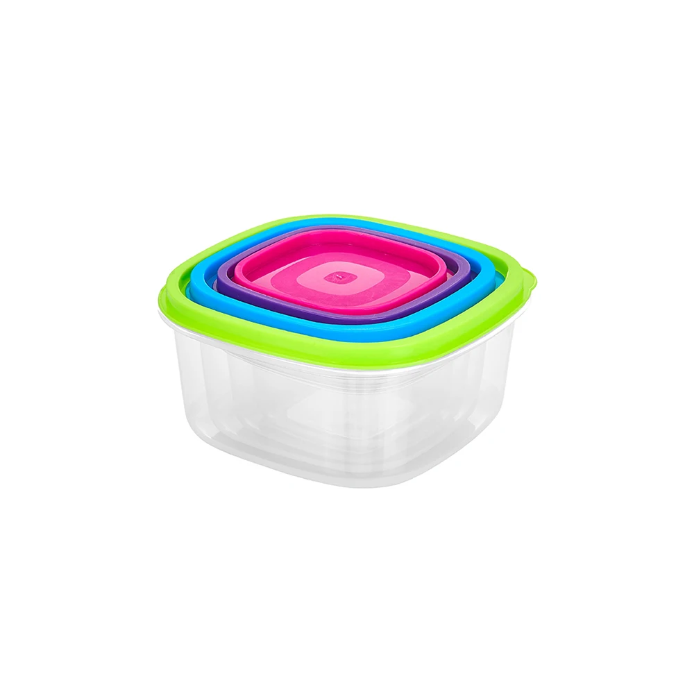 Portable multifunction rainbow nesting food storage