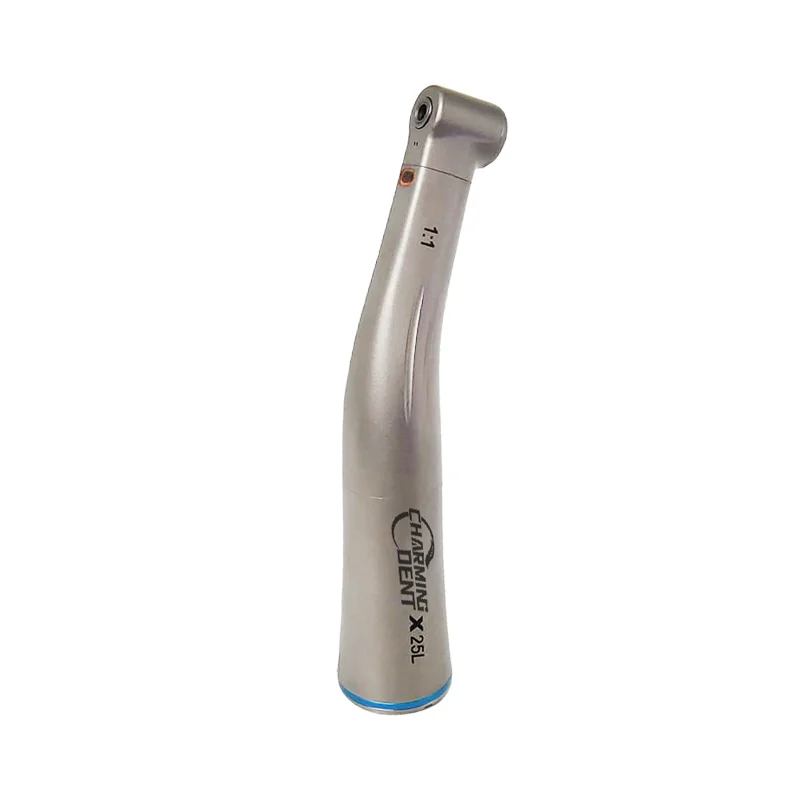Charming dental low speed handpiece LED fiber optic 1:1 with single water spray E type connect