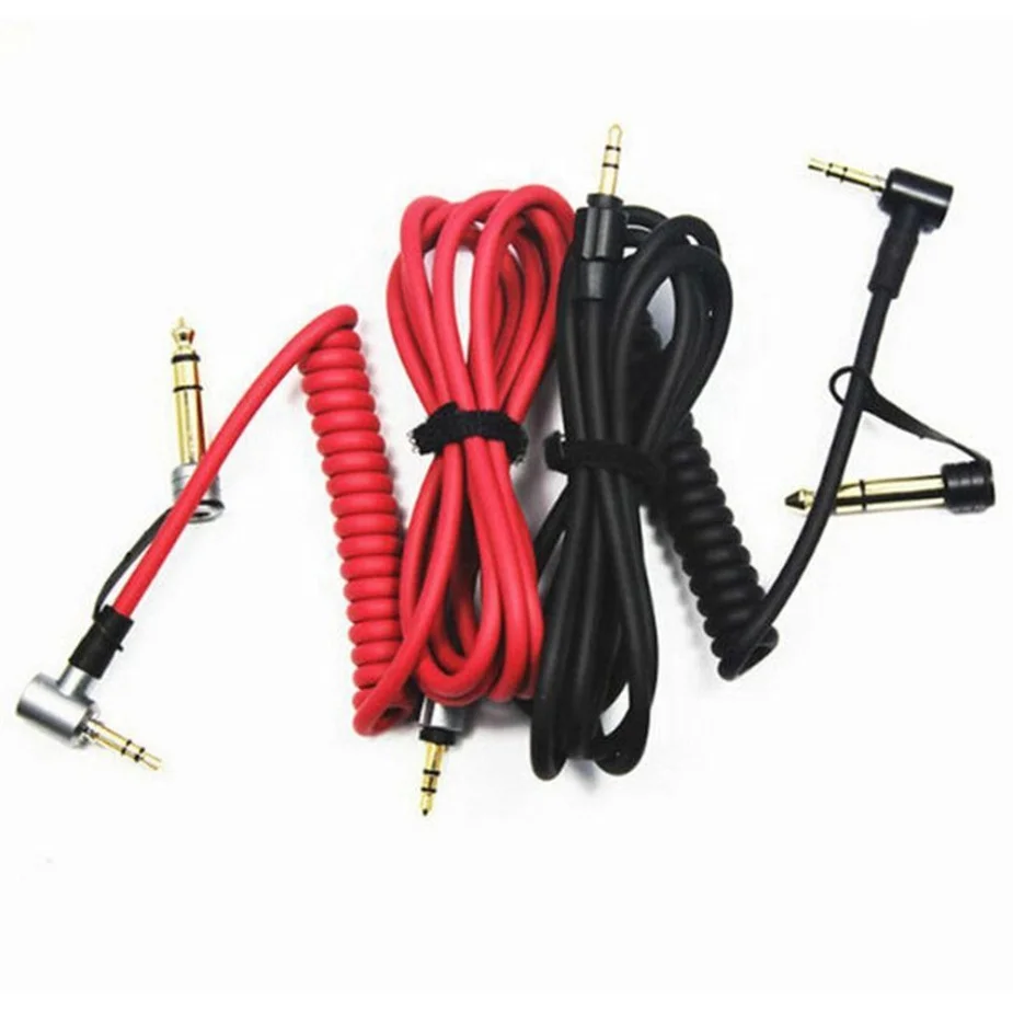 1.5m 3.5mm to 3.5mm & 6.5mm Audio Cable Aux Auxiliary Cord Replacement For Solo Studio Pro Detox Headphone Extension Wire