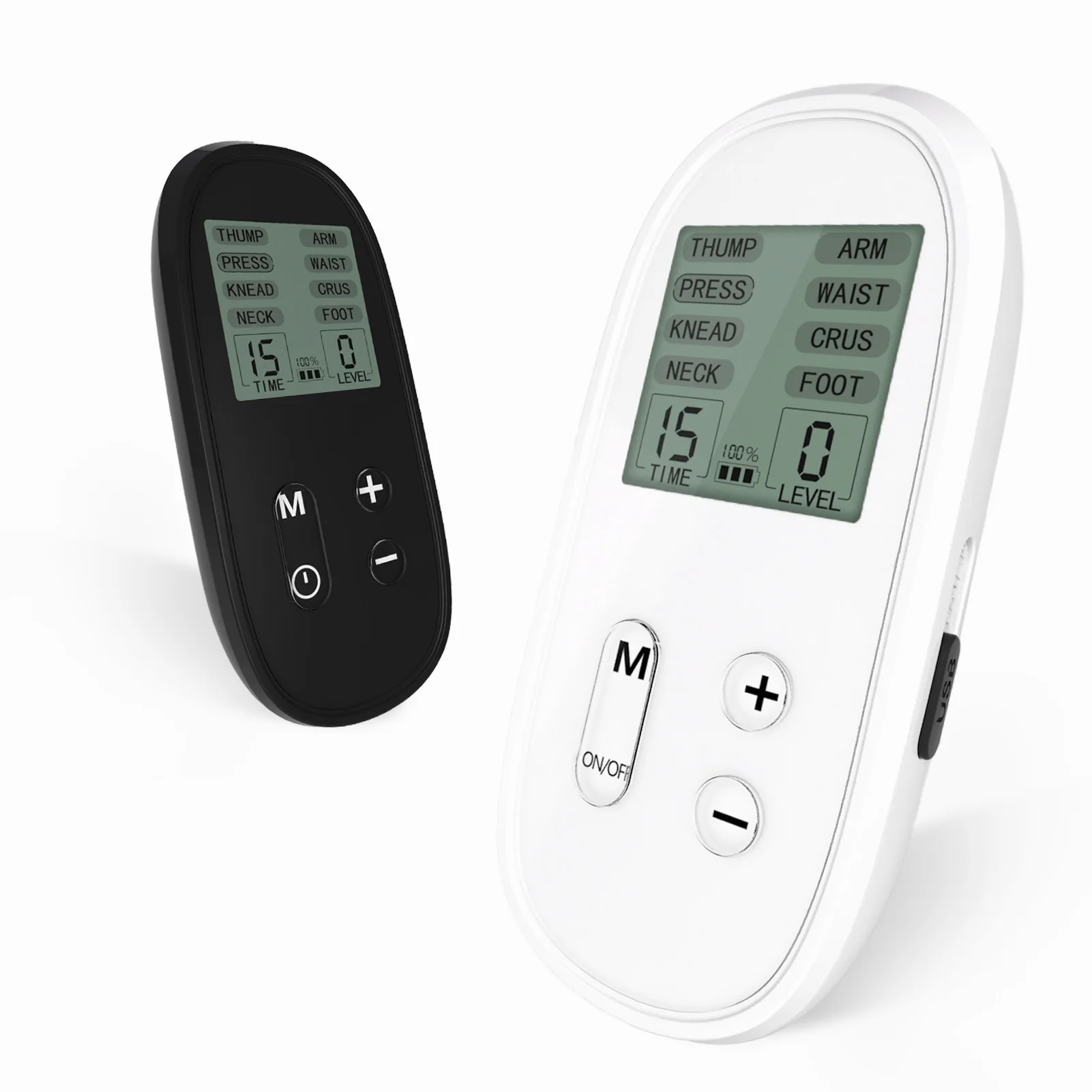 TENS lumbar and cervical electronic electric pulse muscle stimulator home portable low frequency electrotherapy meridian massage