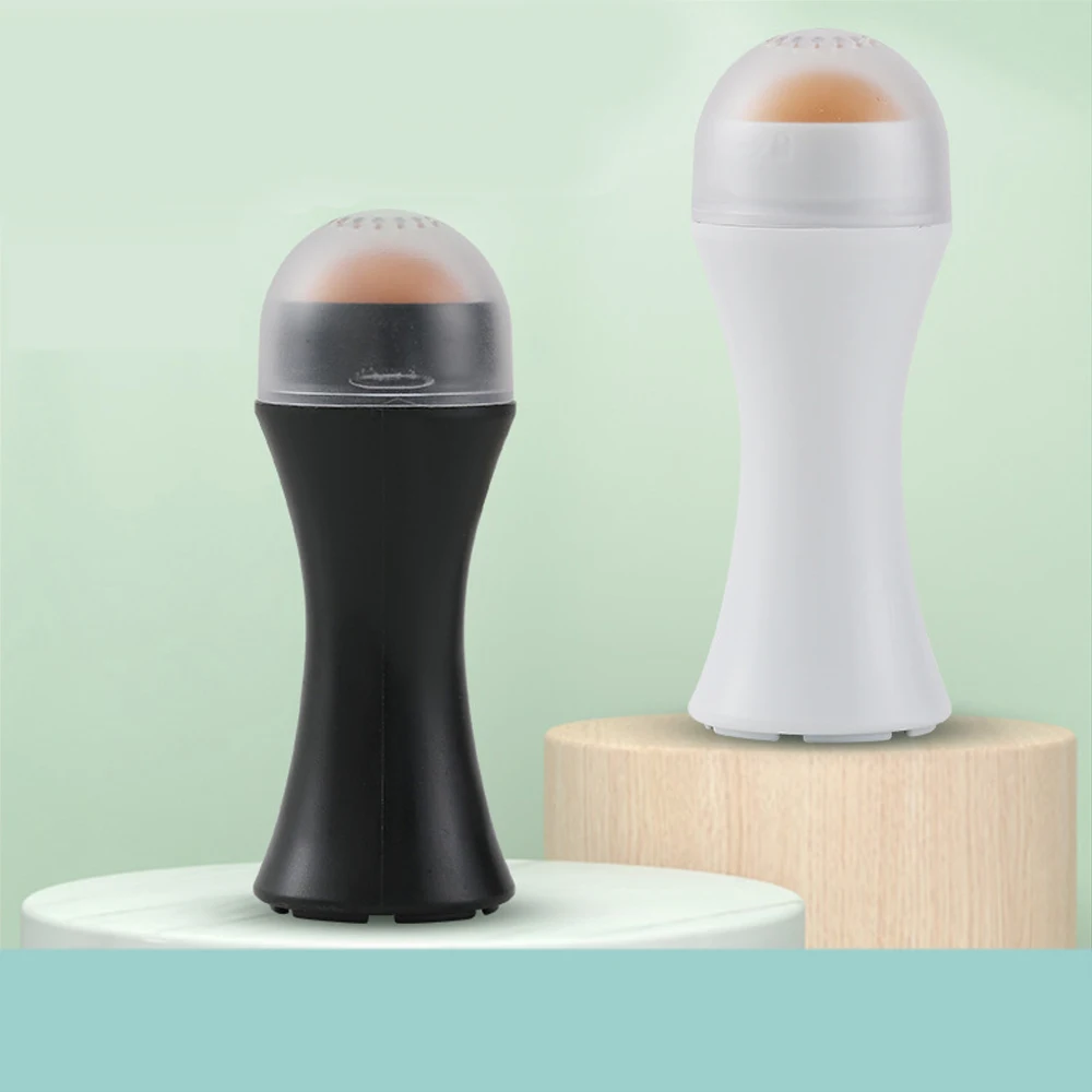 KKS skin care tool pore cleaning face oil-absorbing roller facial revlon volcanic stone oil absorbing roller