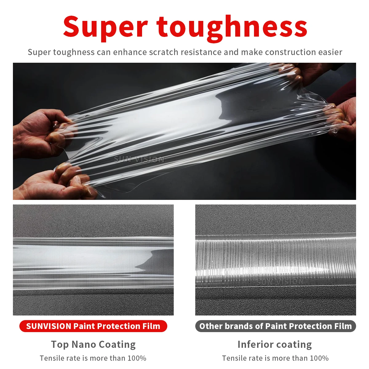 Clear TPH PPF Self Healing Transparent Paint protection Film 5 Years Warranty No Yellowing Car Sticker TPH PPF film