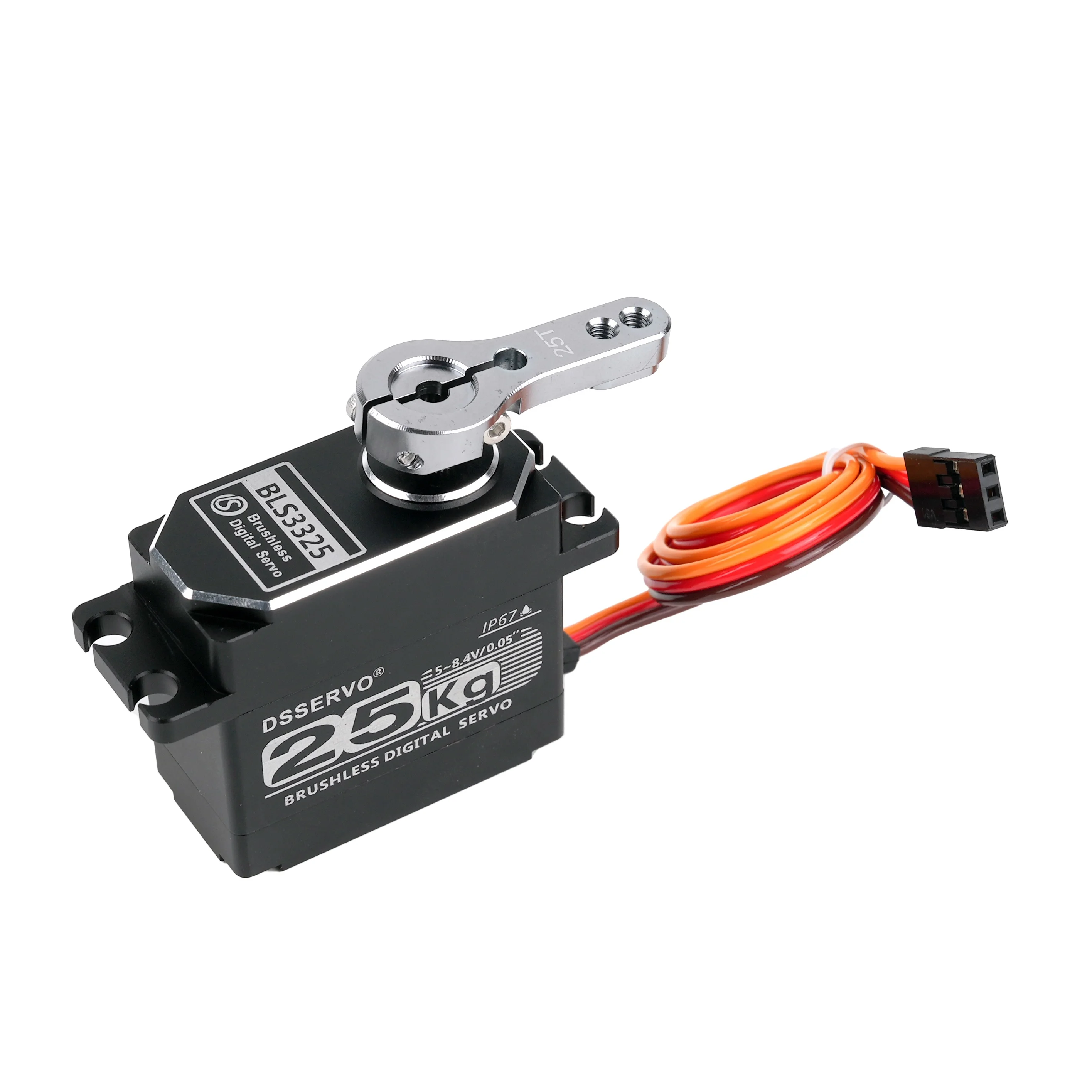 BLS3325 Digital Servo 25KG All Metal High Speed Brushless Servos Motor for 1/8 1/10 1/12 RC Crawler Car Truck  Boat Robotics